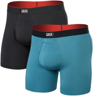 Multi-Sports Mesh Boxer Brief 2 Pack - Blue