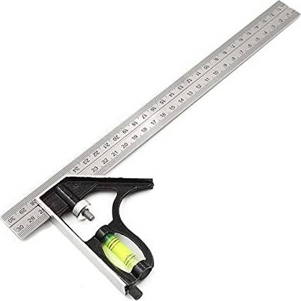 Combination Square Adjustable Set Carpenter's Square