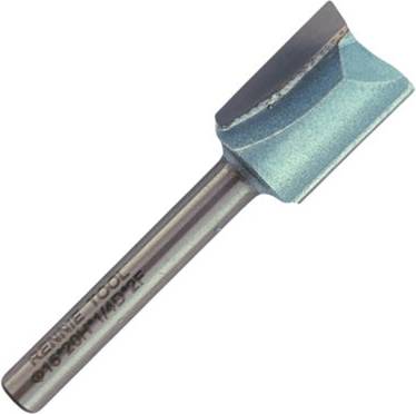 Rennie Rennie Tool Company Rennie Tools 15mm Cutting Diameter X 20mm Flute X 1/4" Shank Tct Tipped 2 Flute Straight Router Cutter Bit. 15mm Router Bit One Size