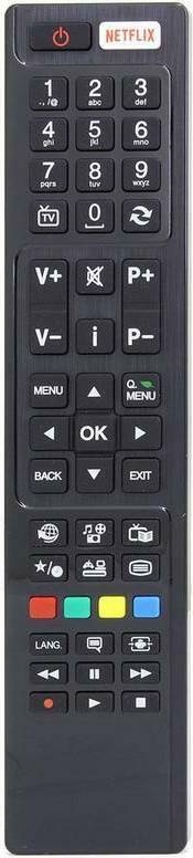 Bush Rc4848f Tv Remote Control For Bush Led40127fhdcntd