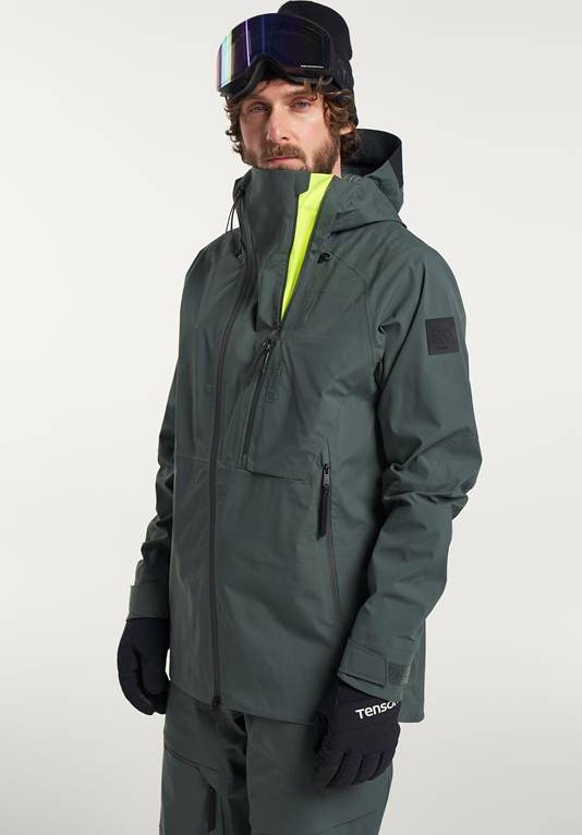 Tenson Shibui Shell JacketMen Coal Green Shell