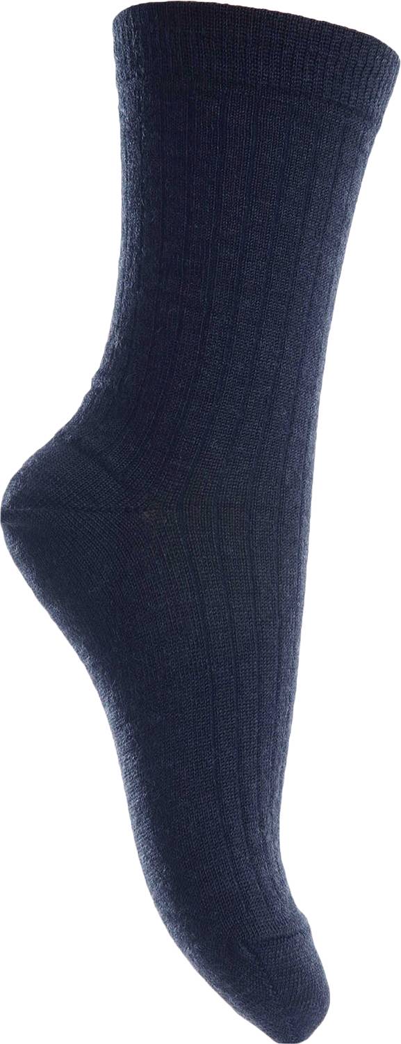 mp Denmark Wool Rib Socks - Navy