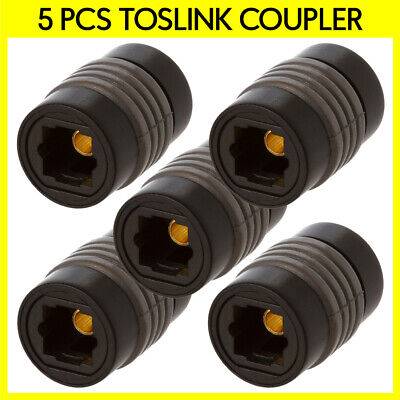 Optical audio cable Cmple 5 Pack Digital Optical Audio Adapter Cable Extender
