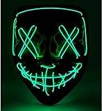 Led mask Widmann Scary Groen LED Mask