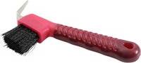Comfortable Grip Brush Foot Pick - Rouge