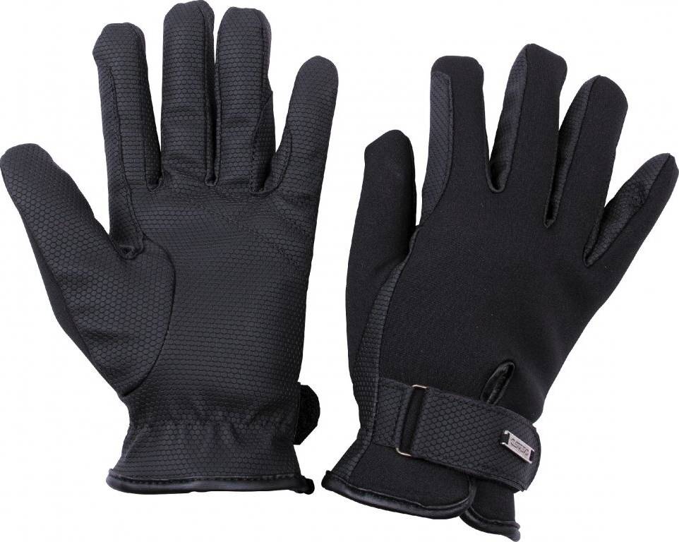 Equipage Pro Neopren Vinter Ridehandsker - Sort