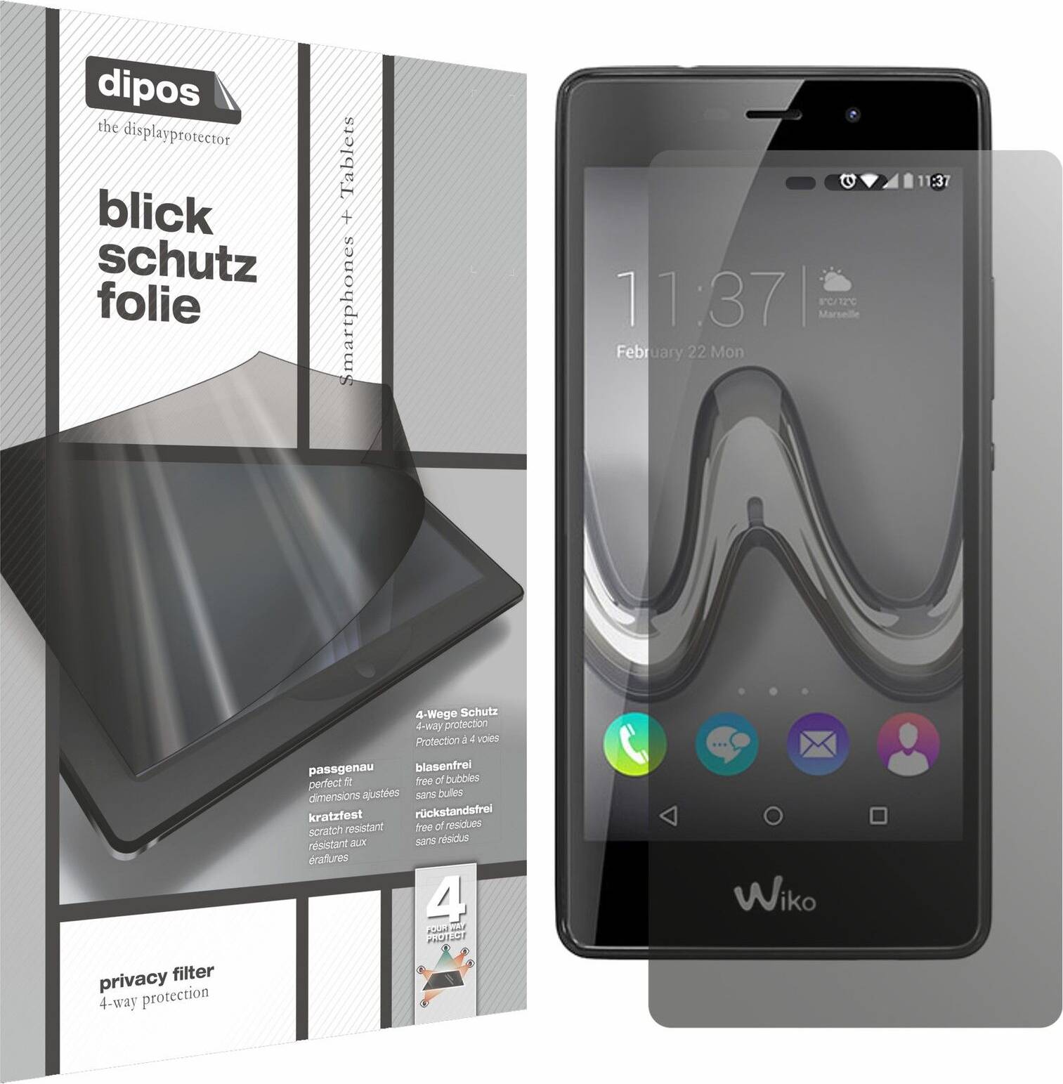 Dipos 4-Way Privacy Filter Screen Protector