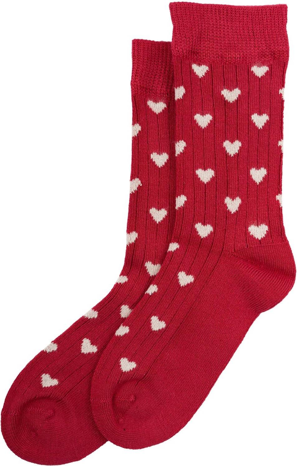 Strumpor Rib Bambu Chili Pepper Off White