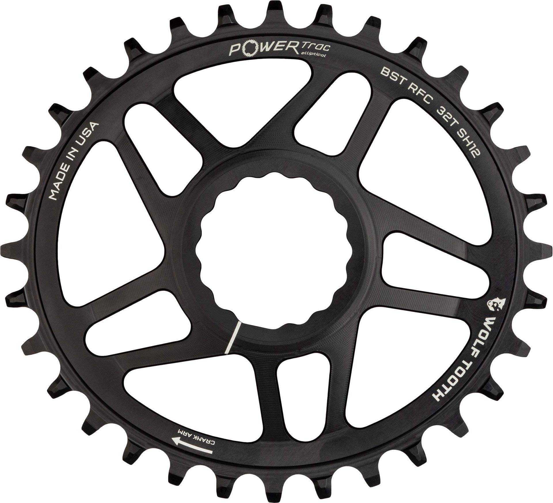 Elliptical bike Wolf Tooth Wolf Tooth Components Direct Mount Chainring 30T Boost HG+