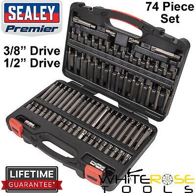 Sealey TRX-STAR Hex Ribe Spline Set 74pc Socket Bit