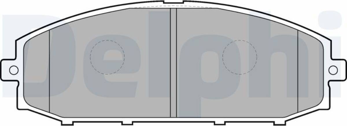 Delphi Brake Pad Set LP1305