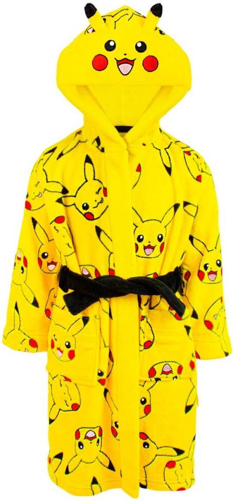 Robe kids Pokémon Pikachu Front Pocket Robe - Yellow