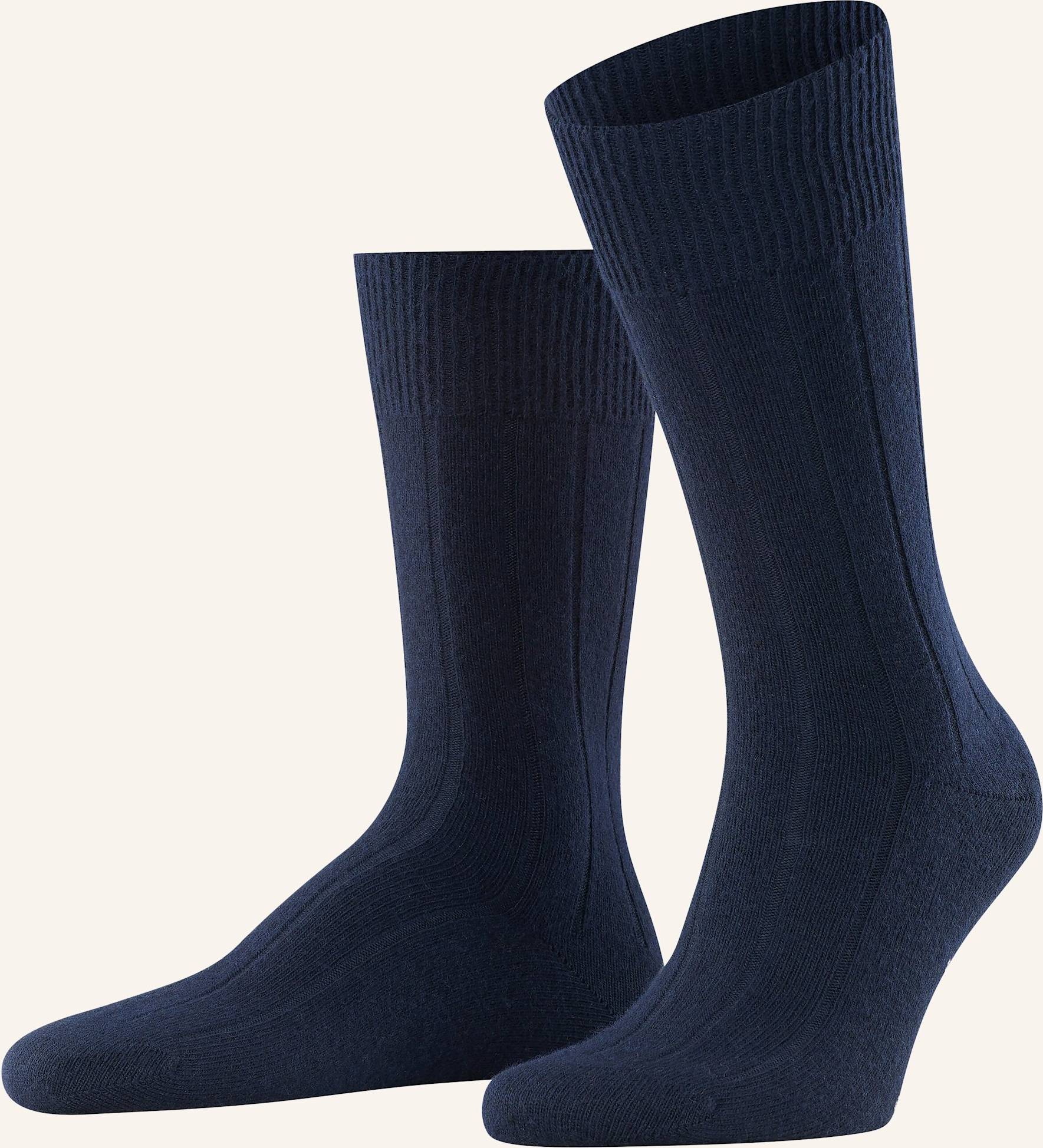 Falke Lhasa Rib Socks Strumpor Herr - Navy