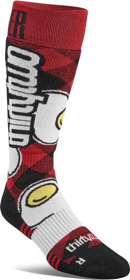 Signature Merino Long Socks - Rouge