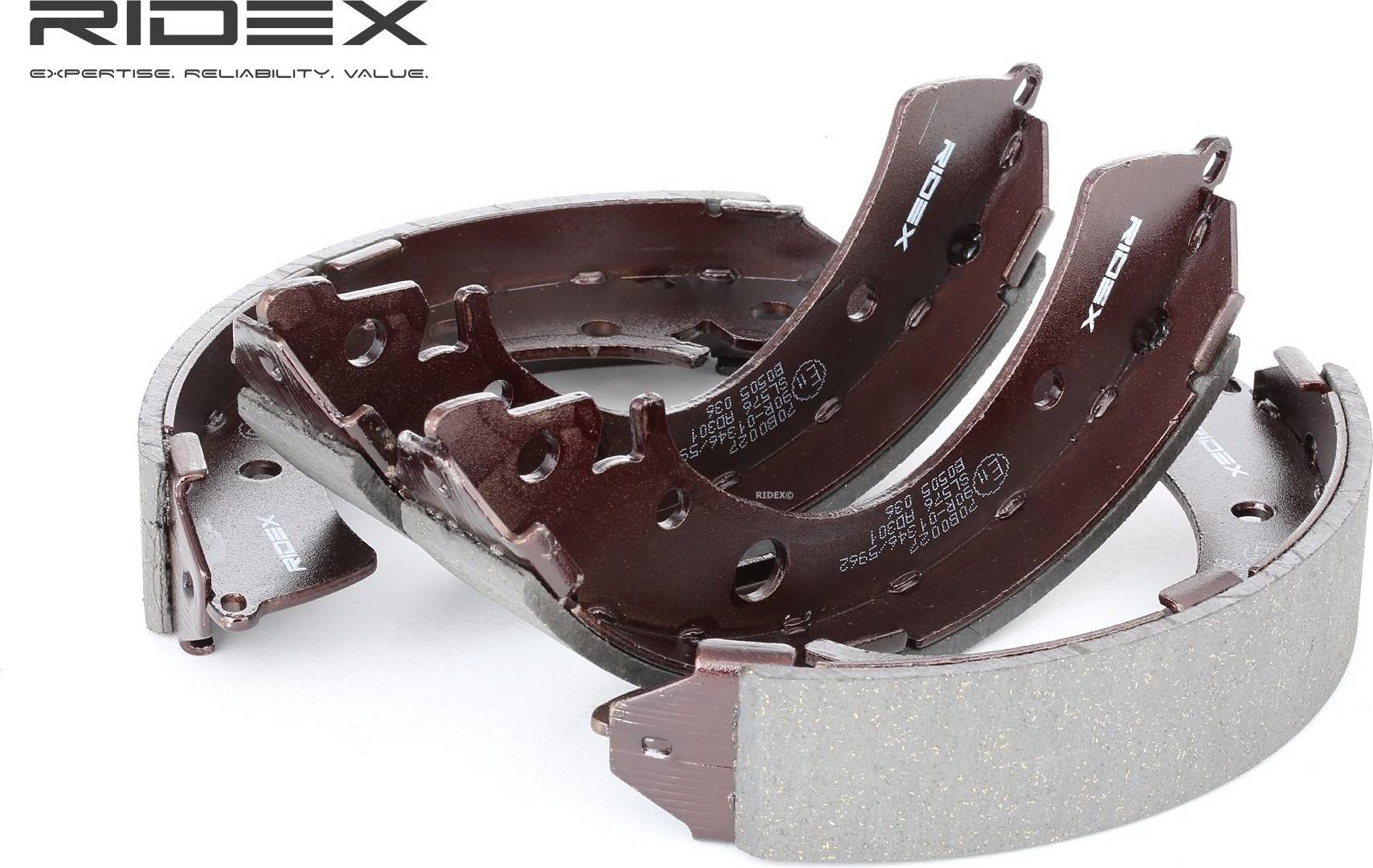 Ridex Brake Shoes Rear Axle Without Lever