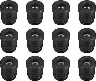 Uxcell 12pcs 19mm 0.75 Inch Caster Insert Thread