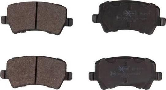 Brake pads Maxgear 19-1474 Brake Pads Set Rear