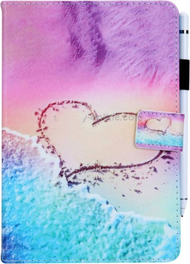 Heart Pattern Horizontal Flip Leather Case 7 Inch Tablet PC