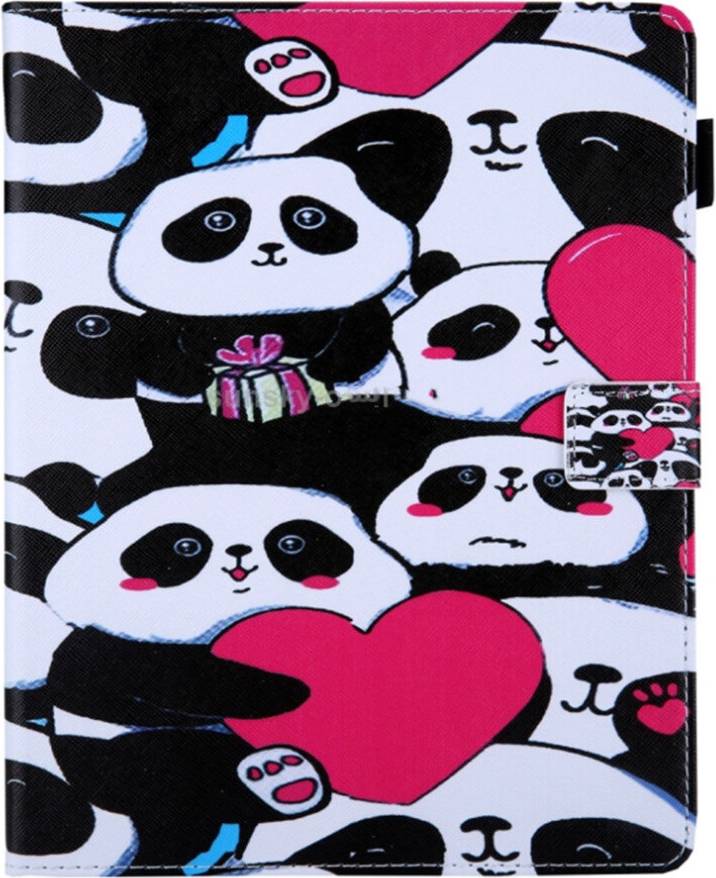 Universal Pandas Pattern Horizontal Flip Leather Case 7 Inch Tablet PC