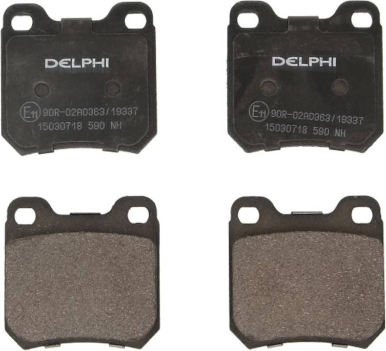 Delphi Brake Pad Set LP590