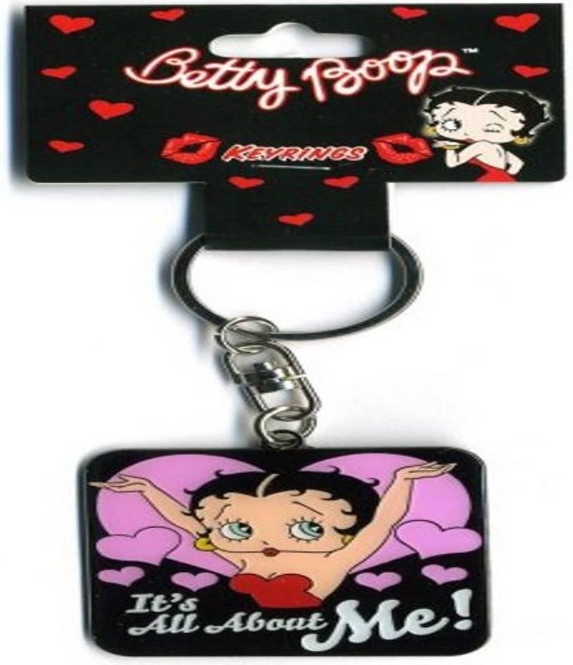 Betty Boop Metal Keyring