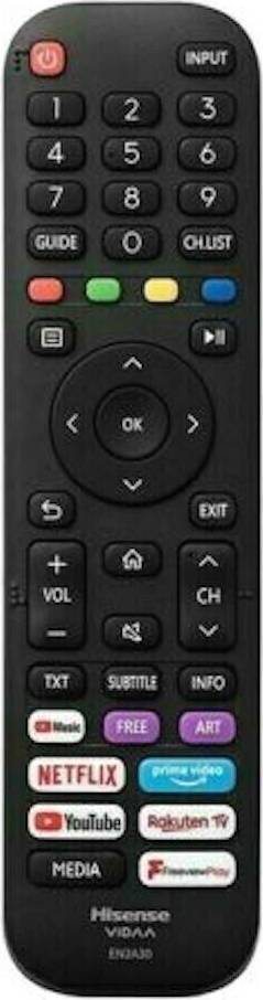 Hisense Remote Control For 43A7300F
