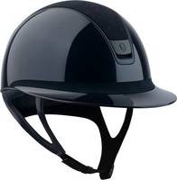 Samshield Custom Miss Shadowglossy Alcantara 2.0 Riding Helmet - Bleu