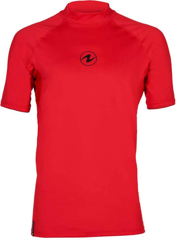 Sf Short Sleeve Rash Guard - Rosso