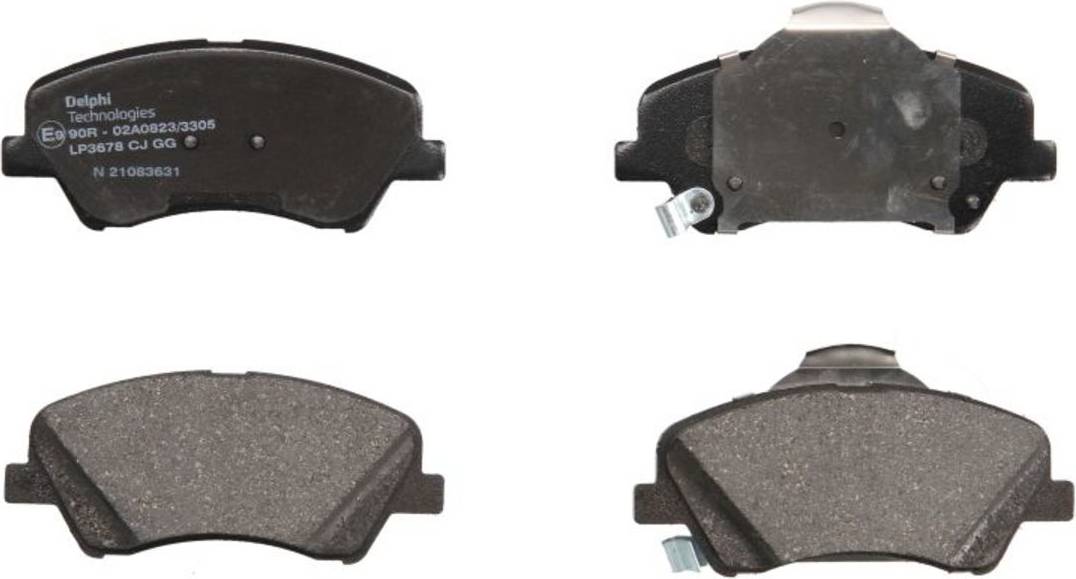 Delphi Brake Pad Set Disc Brake LP3678