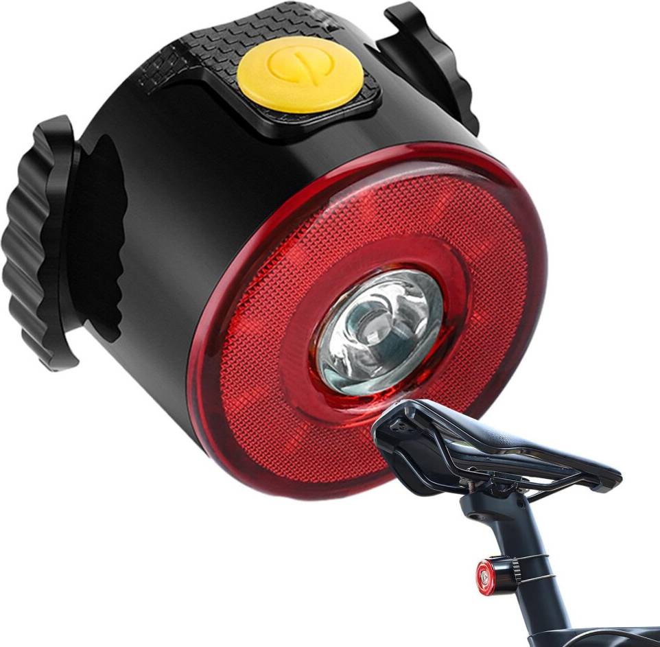 Chronus Rechargeable LED Rear Bike Light - Weatherproof, High Visibility