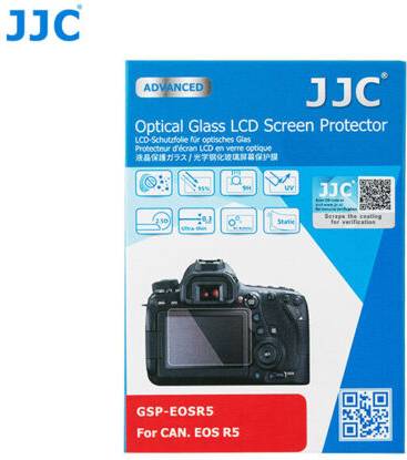 JJC Optical Tempered Glass LCD Screen Protector Guard Canon EOS R5 R3 R5 C