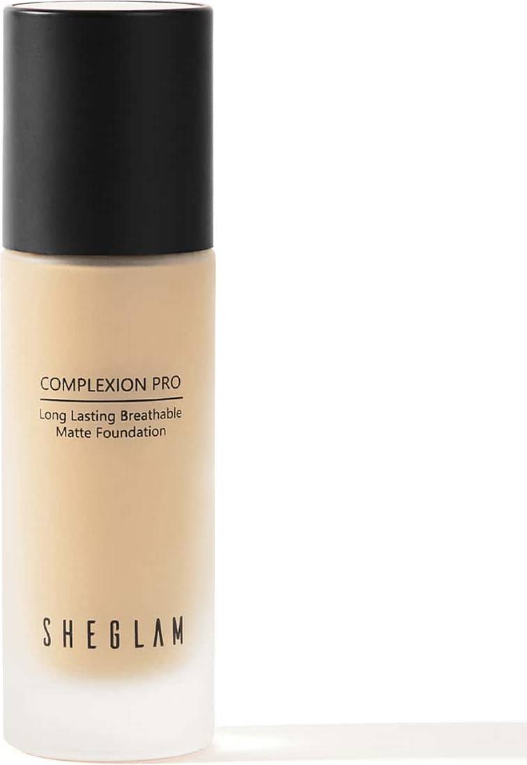 Shein Complexion Pro Long Lasting Breathable Matte FoundationButterscotch Matte Sweatproof Foundation Oil Control Full Coverage Poreless Concealer Waterproo