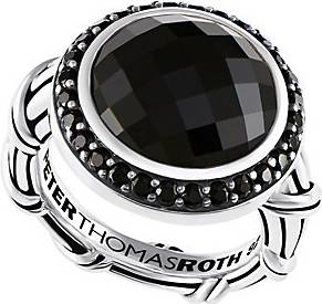 Peter Thomas Roth Peter Thomas Roth Galaxy Sterling Onyx Halo R ng Silver