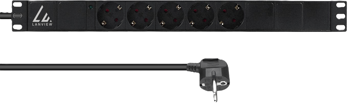 Lanview 19 Inch Rack Mount Power Strip
