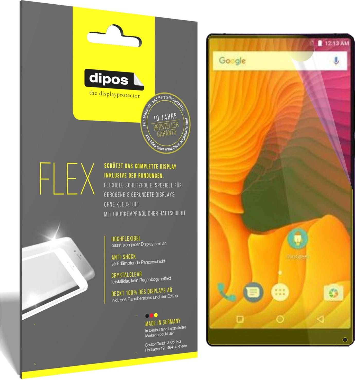 Dipos 3x Screen Protector For Vernee Mix 2