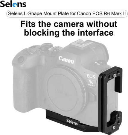 Canon eos r6 mark 2 Selens Camera L Bracket L-Shape Mount Plate For Canon EOS R6 Mark II