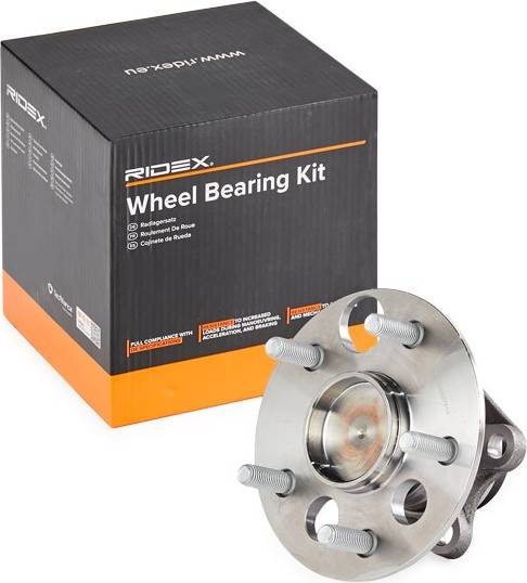 Ridex Wheel Bearing Kit Rear Axle Both Sides