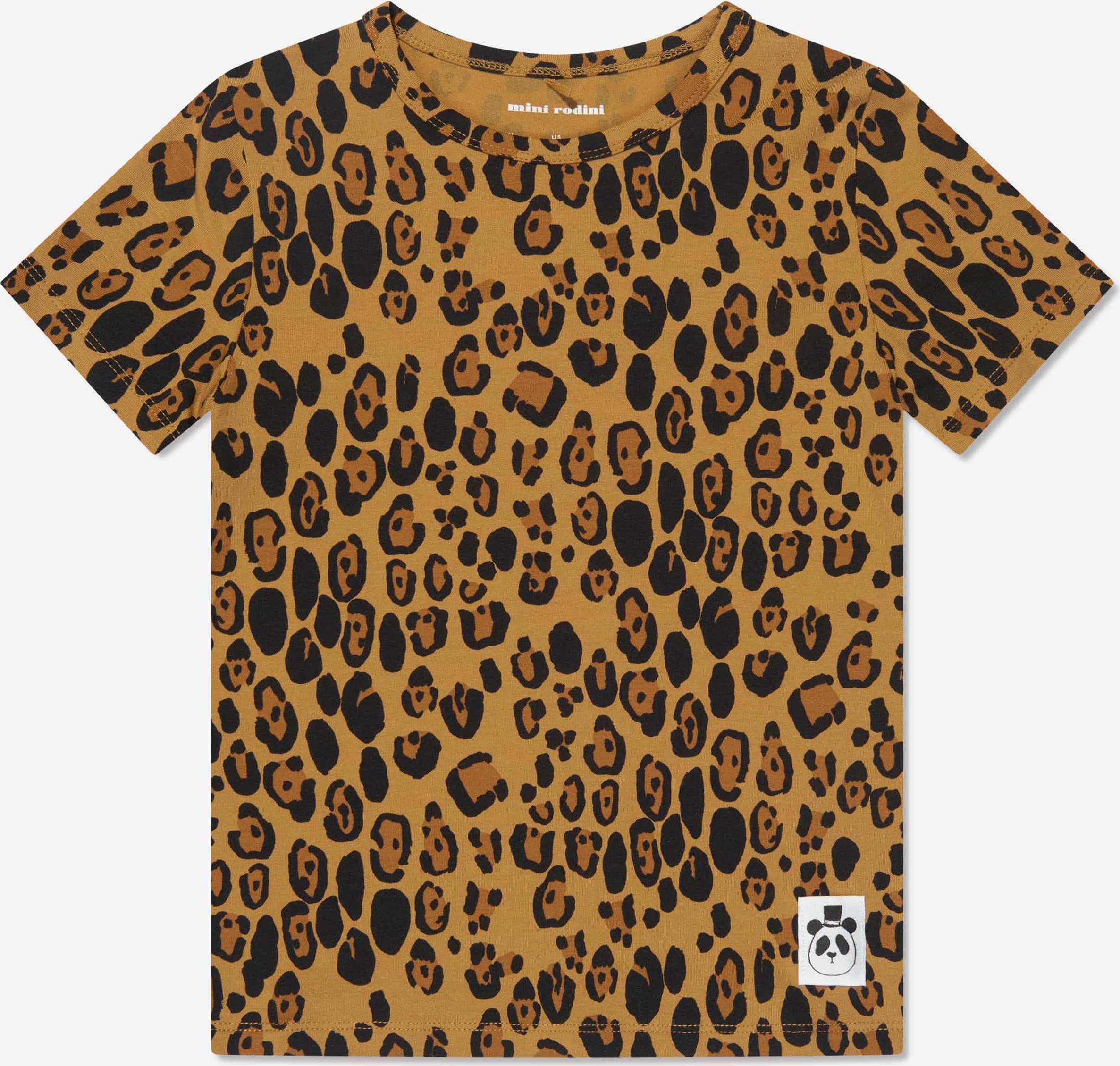 Mini Rodini Basic Leopard T-shirt - Brun