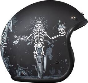 Retro Ghost Rider JETHJELM hvid