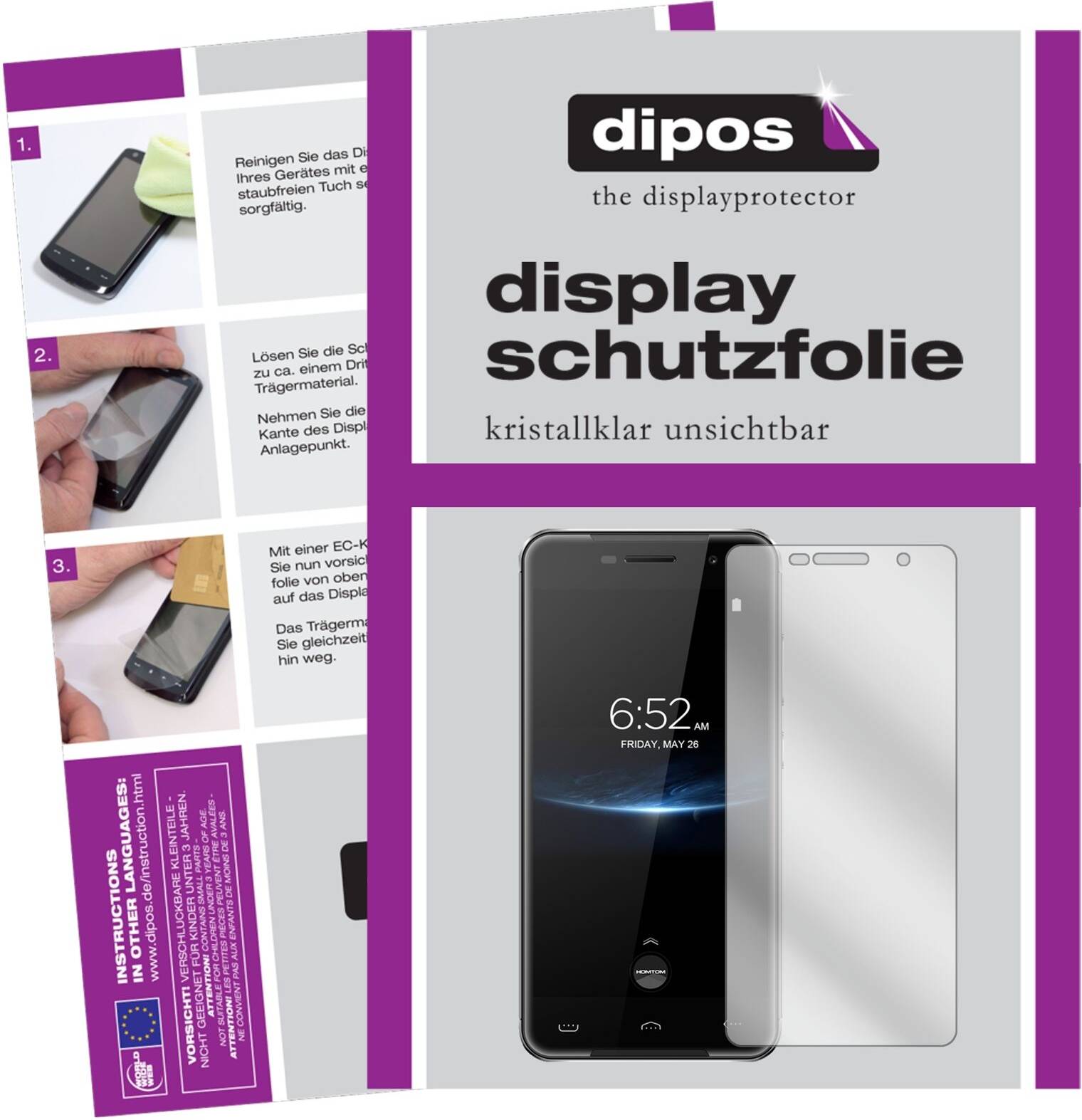 Dipos 6x Screen Protector HomTom HT37 Pro