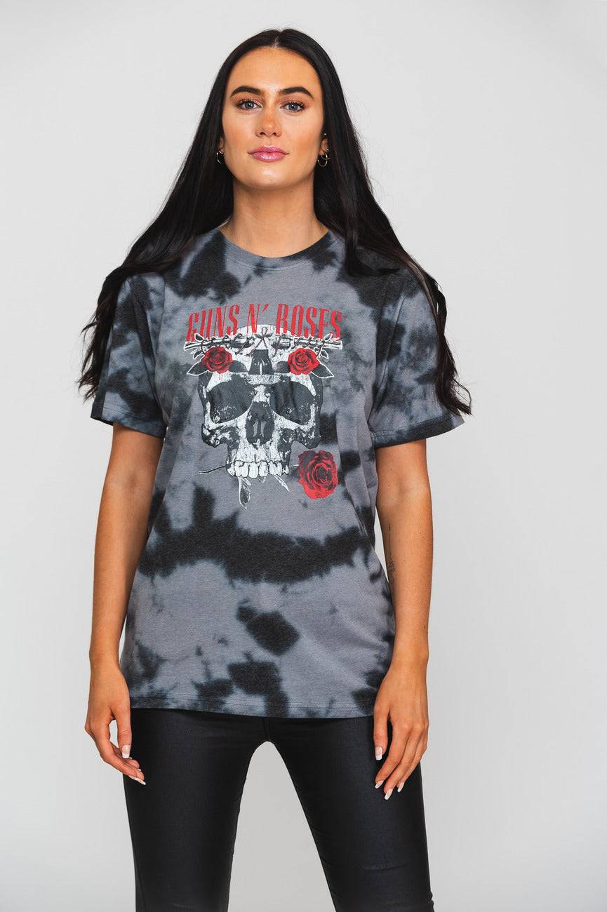 Guns N' Roses Unisex TShirt: Flower Skull.