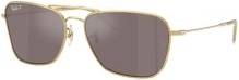 Ray-Ban Caravan Reverse Polariserte Solbriller - Gull/Rosa