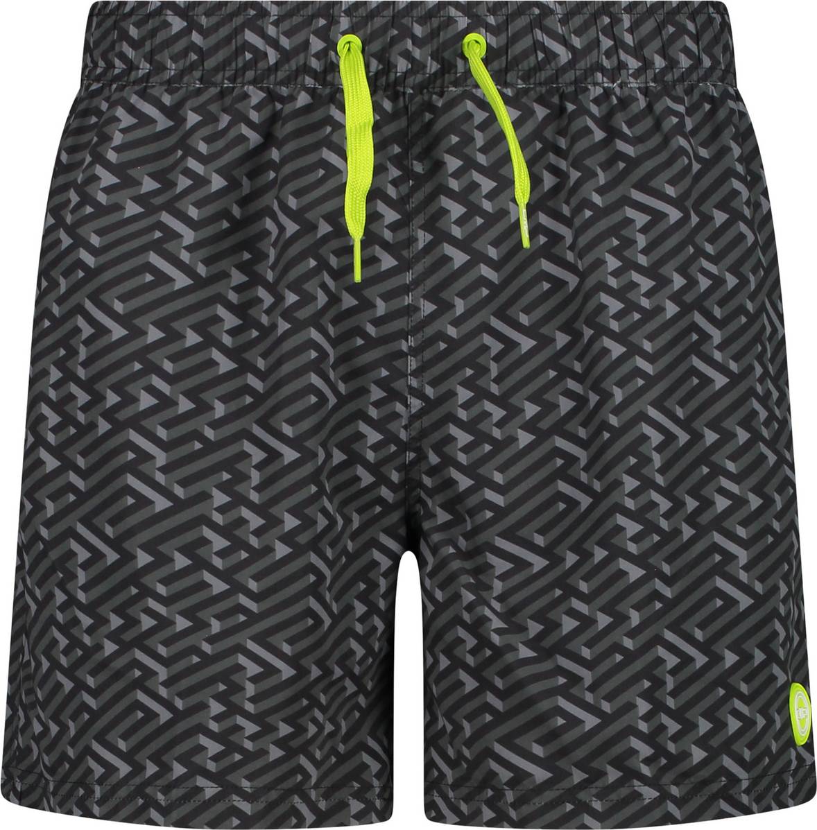 In the swim CMP Geometric Pattern Swim Shorts