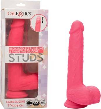 Stud Rechargeable Rumbling Thrusting Pink