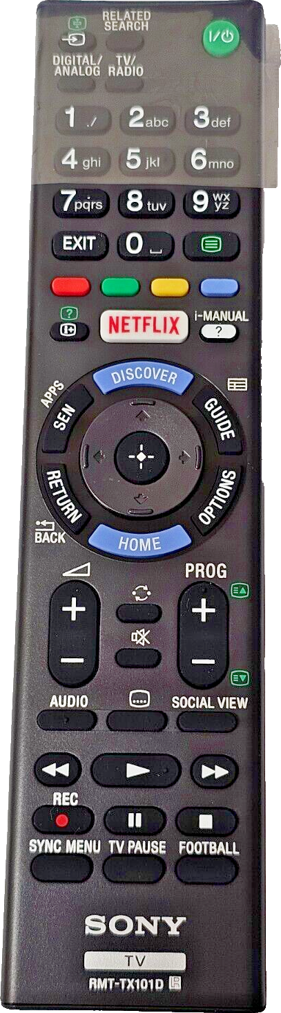 Sony RMT-TX101D Smart TV Remote Control