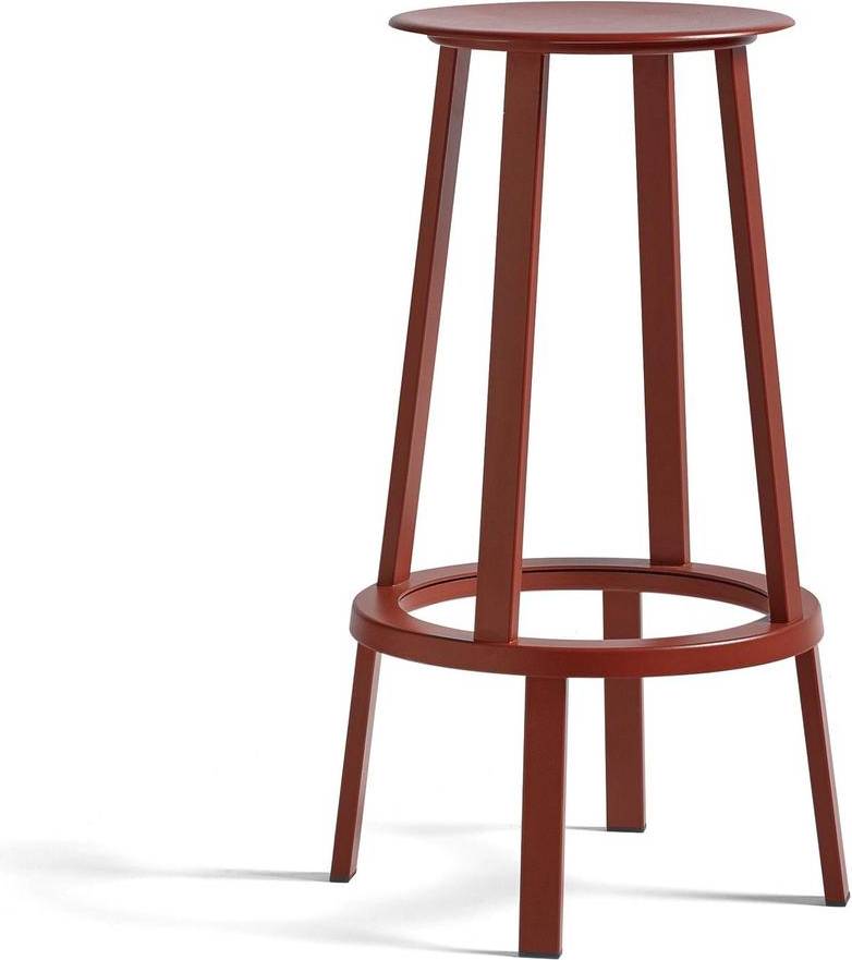 Hay Revolver Red Bar Stool 76cm
