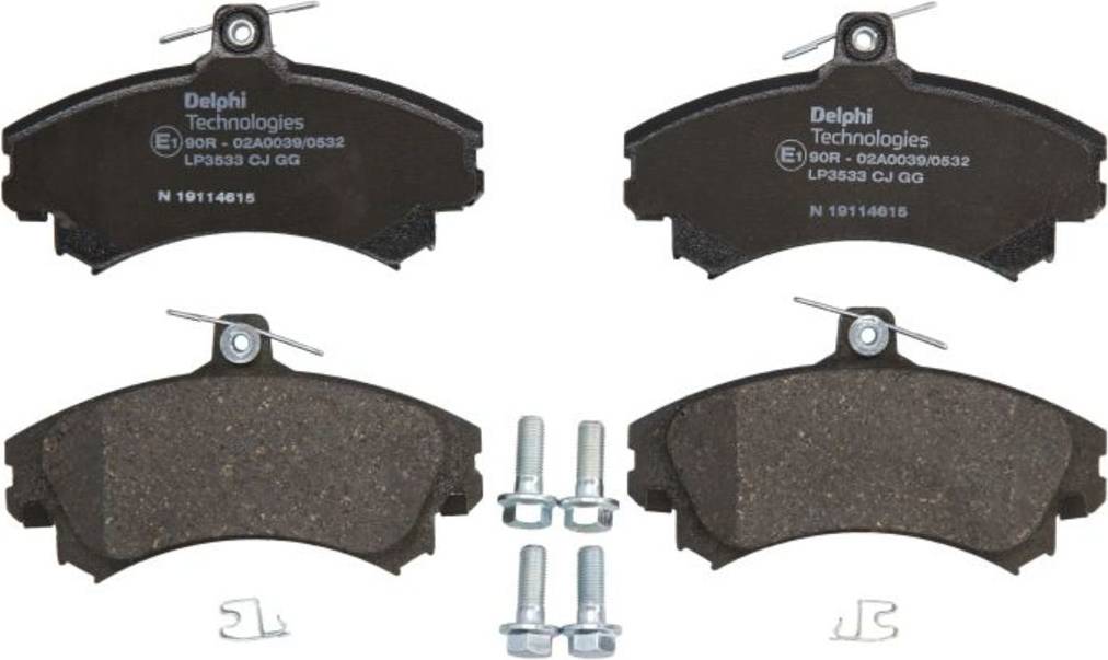 Delphi Brake Pad Set Disc LP3533