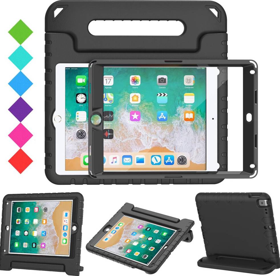 Kids Case With Screen Protector For iPad 9.7 Inch 2018/2017 5th