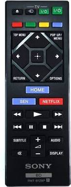 Sony RMT-B128P Blu-Ray Player Remote Control