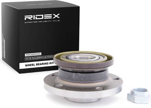 Ridex Wheel Bearing Kit Rear Axle Both Sides